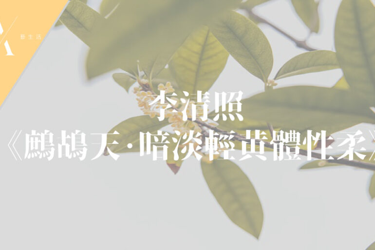 鷓鴣天暗淡輕黃體性柔